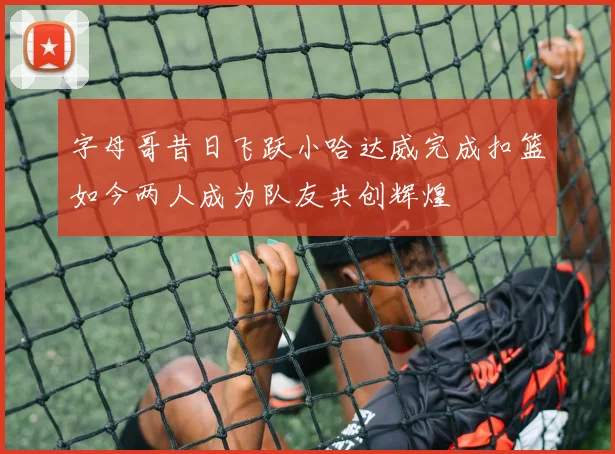 字母哥昔日飞跃小哈达威完成扣篮如今两人成为队友共创辉煌